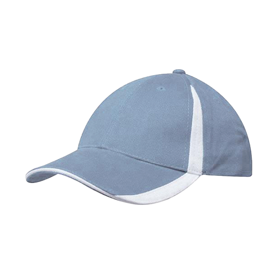 Brushed Heavy Cotton Cap with Inserts on the Peak & Crown - 4014
