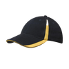 Brushed Heavy Cotton Cap with Inserts on the Peak & Crown - 4014