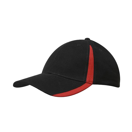Brushed Heavy Cotton Cap with Inserts on the Peak & Crown - 4014