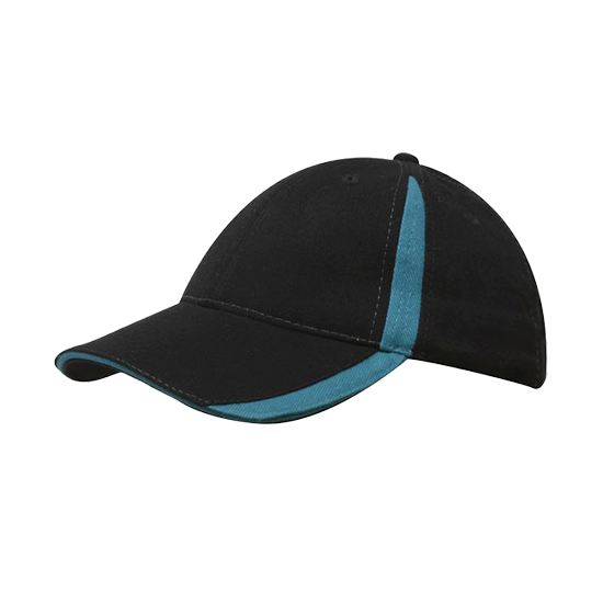 Brushed Heavy Cotton Cap with Inserts on the Peak & Crown - 4014