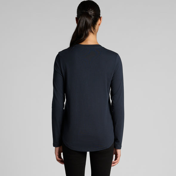 Wo's Maple Curve L/S Tee - 4021