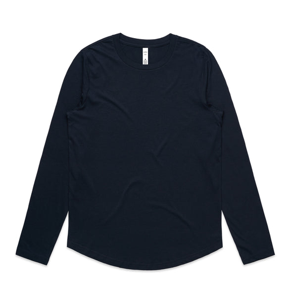 Wo's Maple Curve L/S Tee - 4021