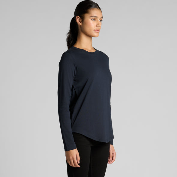 Wo's Maple Curve L/S Tee - 4021