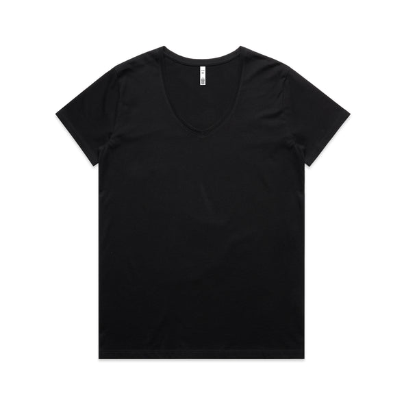 Wo's Maple V Neck Tee - 4023