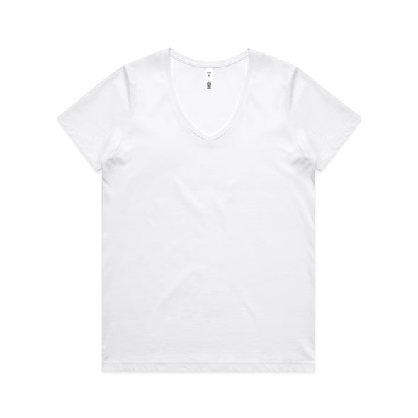 Wo's Maple V Neck Tee - 4023