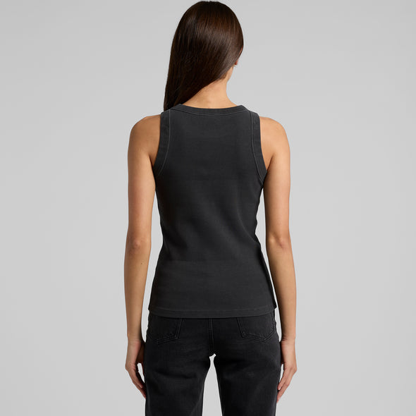Wo's Faded Organic Rib Tank - 4034