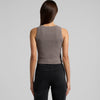 Wo's Faded Organic Rib Crop Tank - 4035