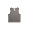 Wo's Faded Organic Rib Crop Tank - 4035