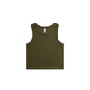 Wo's Organic Rib Crop Tank - 4064G