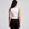 Wo's Organic Rib Crop Tank - 4064G