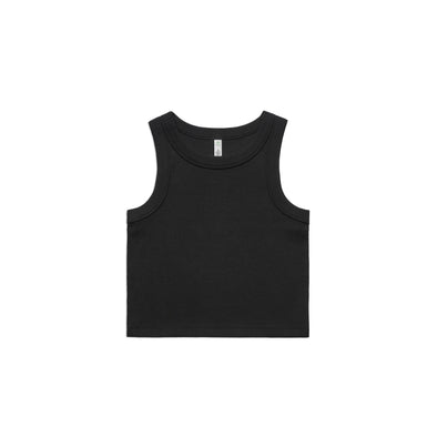 Wo's Organic Rib Crop Tank - 4064G