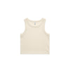 Wo's Organic Rib Crop Tank - 4064G