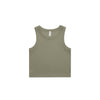 Wo's Organic Rib Crop Tank - 4064G