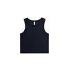 Wo's Organic Rib Crop Tank - 4064G