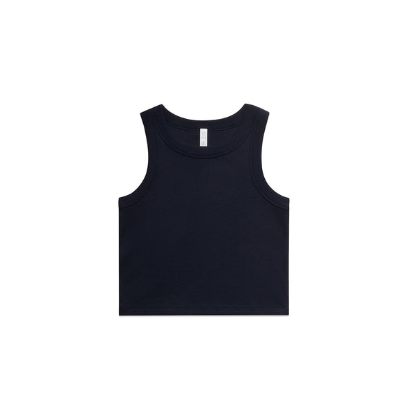 Wo's Organic Rib Crop Tank - 4064G