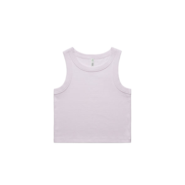 Wo's Organic Rib Crop Tank - 4064G