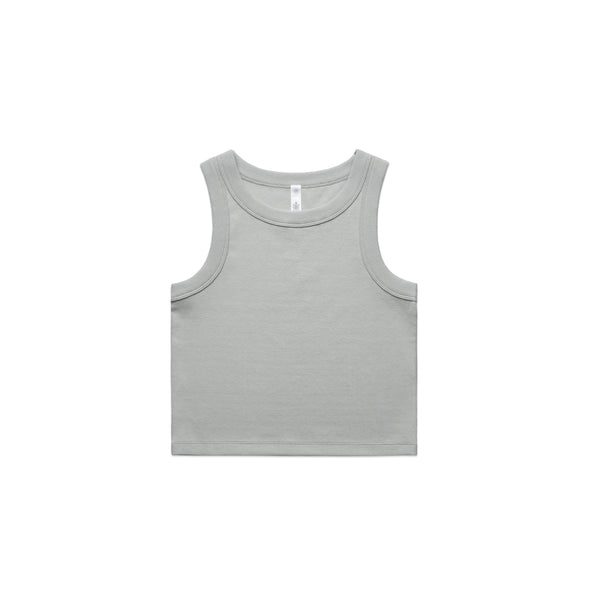 Wo's Organic Rib Crop Tank - 4064G
