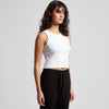 Wo's Organic Rib Crop Tank - 4064G