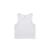 Wo's Organic Rib Crop Tank - 4064G