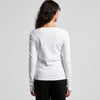 Wo's Organic Rib L/S Tee - 4075