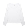 Wo's Organic Rib L/S Tee - 4075
