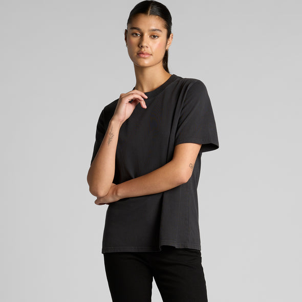 Wo's Heavy Faded Tee - 4082