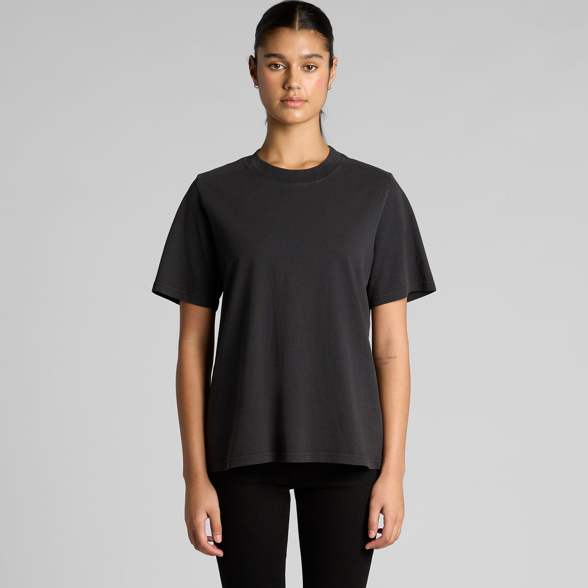 Wo's Heavy Faded Tee - 4082