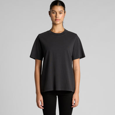 Wo's Heavy Faded Tee - 4082