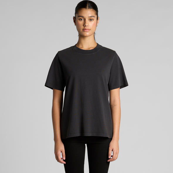 Wo's Heavy Faded Tee - 4082