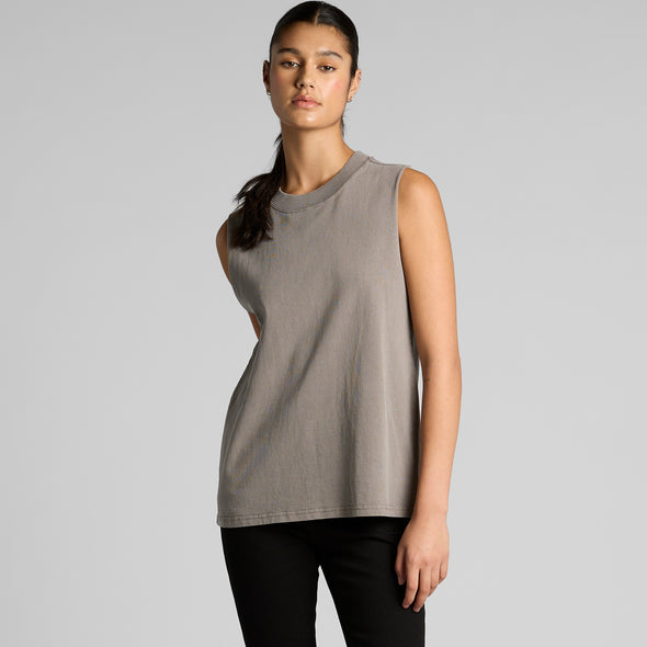 Wo's Heavy Faded Tank - 4084