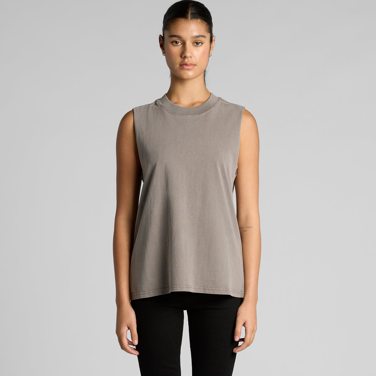 Wo's Heavy Faded Tank - 4084