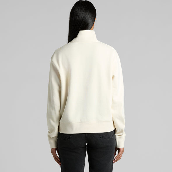 Wo's Stencil Half Zip Crew - 4125