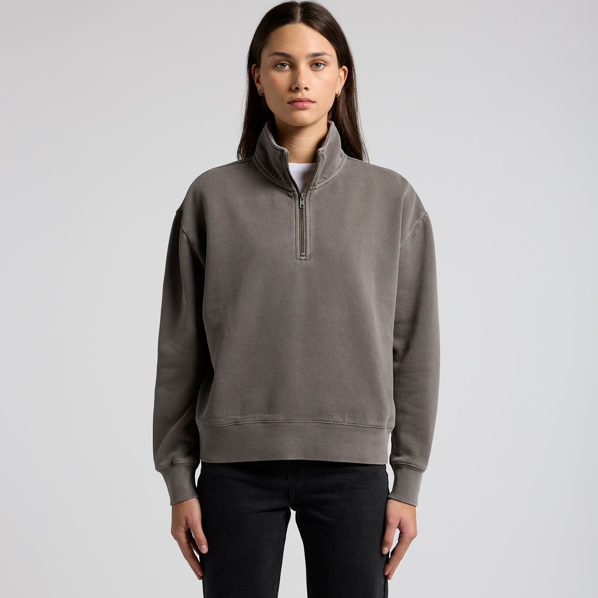 Wo's Relax Faded Half Zip - 4167