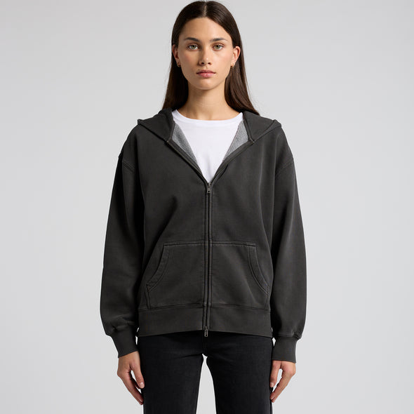Wo's Relax Faded Zip Hood - 4170