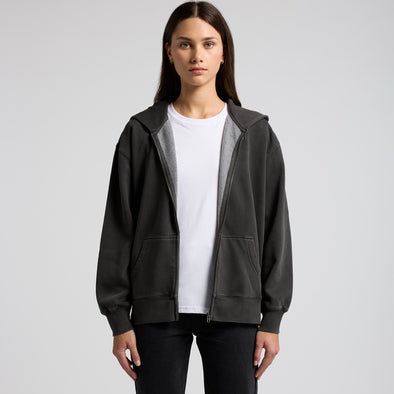Wo's Relax Faded Zip Hood - 4170