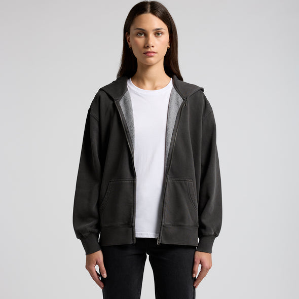 Wo's Relax Faded Zip Hood - 4170