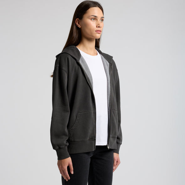 Wo's Relax Faded Zip Hood - 4170