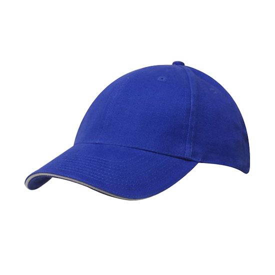 Brushed Heavy Cotton Cap with Sandwich Trim - 4210