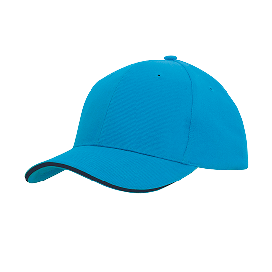 Brushed Heavy Cotton Cap with Sandwich Trim - 4210