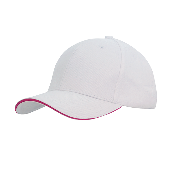Brushed Heavy Cotton Cap with Sandwich Trim - 4210