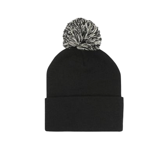 Acrylic Beanie with Pom Pom - 4256