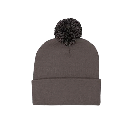 Acrylic Beanie with Pom Pom - 4256