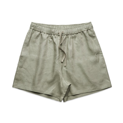 Wo's Linen Shorts - 4919