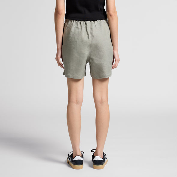 Wo's Linen Shorts - 4919