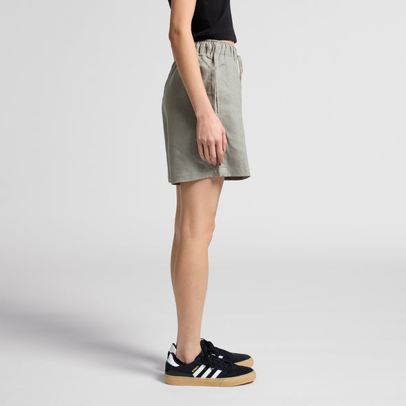 Wo's Linen Shorts - 4919