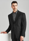 Mens Comfort Wool Stretch 2 Button Classic Jacket