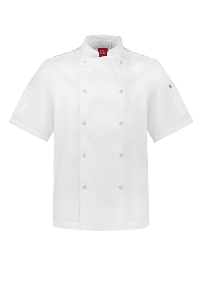 Mens Zest Short Sleeve Chef Jacket