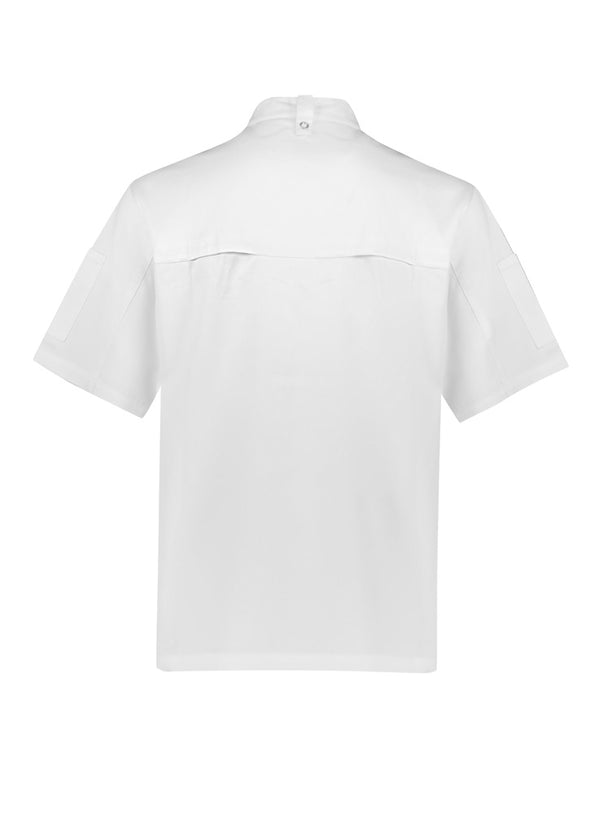 Mens Zest Short Sleeve Chef Jacket