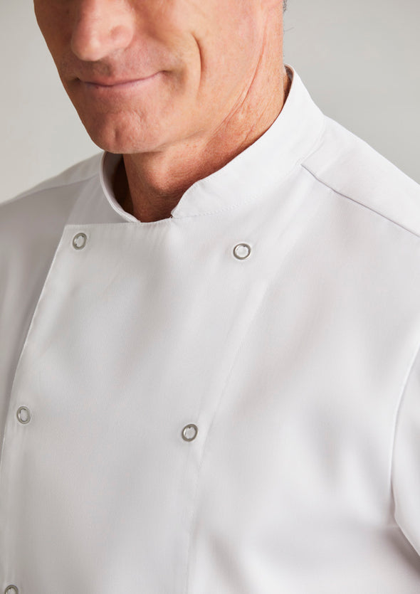 Mens Zest Short Sleeve Chef Jacket