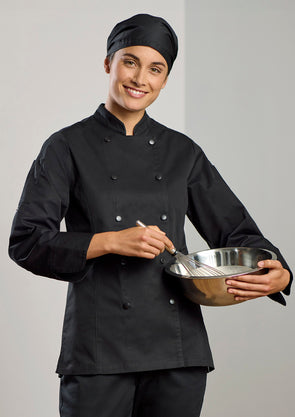 Womens Gusto Long Sleeve Chef Jacket